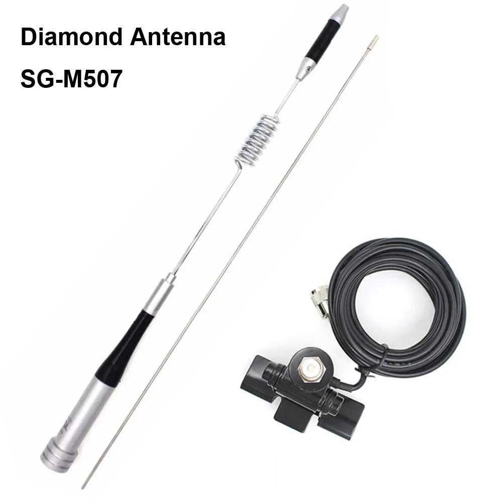 Antenna diamante SG-M507 Dual Band 144/430MHz Antenna di Telefonia Mobile Misura per kt-980plus th-8600 VV-898S BJ-318 Walkie Talkie