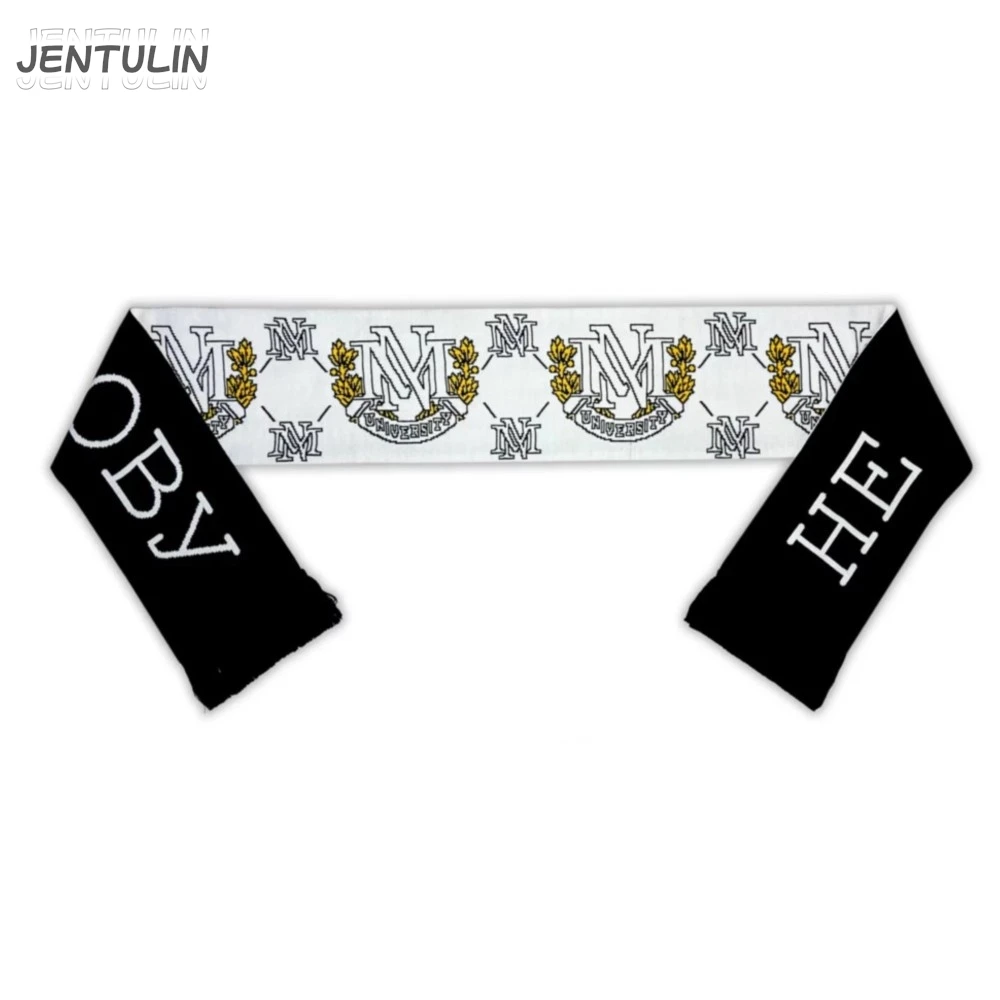 Männer Schal Winter Y2k Streetwear Schwarz Gestrickte Marselin Brief Gothic Schal Schals Koreanische Harajuku Hip Hop Punk Warme Zubehör