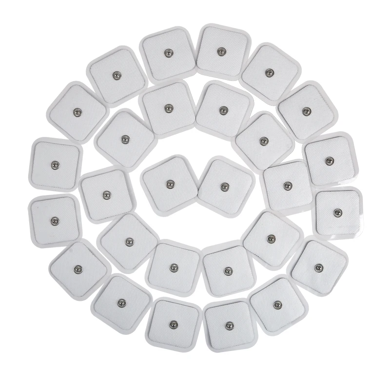 4x4cm Elektroden Gel Pad Für Körper Massage Muskel Stimulator Patch für Körper Muskel Massage Gerät Entspannen Image