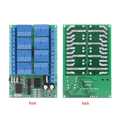 8-Channel Relay 12V 8CH DTMF Relay Phone Voice Decoder Remote Controller Switch Module Phone Voice