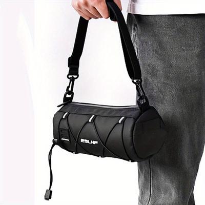 TEMU Eslnfp Bag With Adjustable Strap - Durable Nylon, Ideal For Mountain Biking And , Outdoor Gear | Adjustable Strap Bag | Durable Zipper Closure, Bike Accessories Image