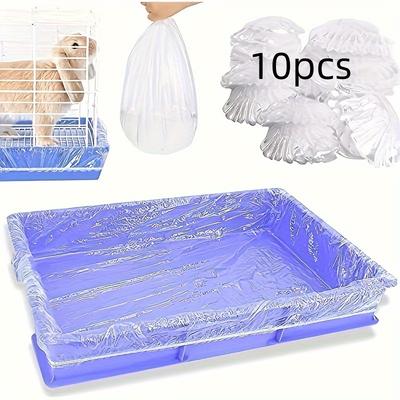 TEMU Extra Large Disposable Pet Tray Liner, Polyethylene Cleaning Bag For Dog Waste, Easy Poop Bags, Pet Supplies