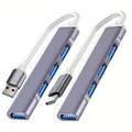 HUB USB a 4 porte Hub USB 3.0 Docking station USB C Adattatore splitter USB 3.0 2.0 OTG per tablet portatile MacBook Pro Accessori per PC