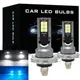 Conversione fari a LED H7 55W 6000K Lampadina Canbus senza errori Fascio alto e basso Luce di guida