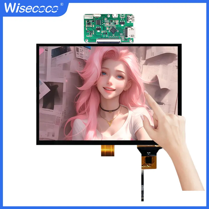 Wisecoco 8,9 Zoll 2k IPS LCD Display Kapazitives Touchpanel 2560x1600 TFT LCD 16:10 Pad Tablet-Bildschirm 60 Hz USB C-Treiberplatine Image