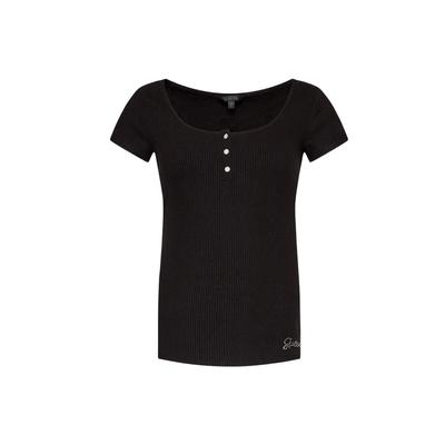 Guess Damen T-Shirt Original Logo Unterschrift