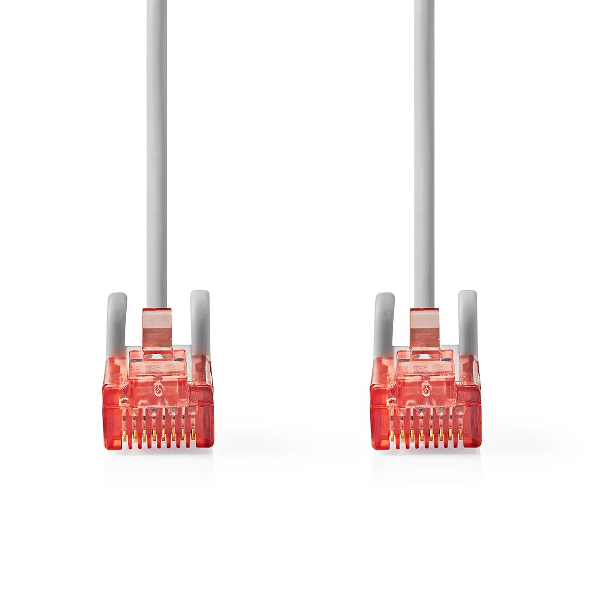 Nedis CAT6-Netzwerkkabel - RJ45 Stecker - RJ45 Stecker - U/UTP - 30.0 m - Rund - PVC - Grau - Label Image