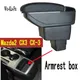 Per Mazda Skyactiv versione CX3 CX-3 bracciolo Box braccio gomito resto Console centrale Storage con interfaccia USB di ricarica del telefono