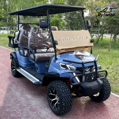 2025 New 5kw 4kw Shooting Club Car Off Road Gasoline Hunting Car 2 4 6 Seat Lithium Battery Electric Solar Golf Cart
