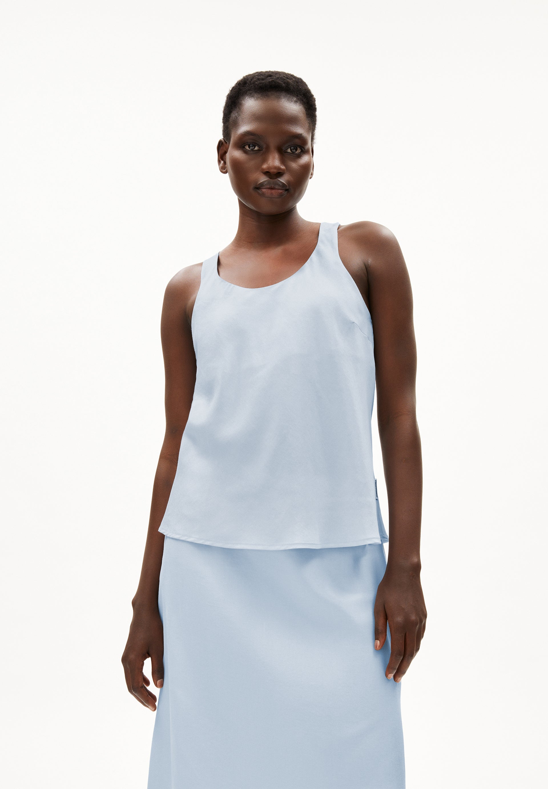 SISALIAA | Top aus TENCEL™ LUXE Lyocell Mix - blau (L) Image