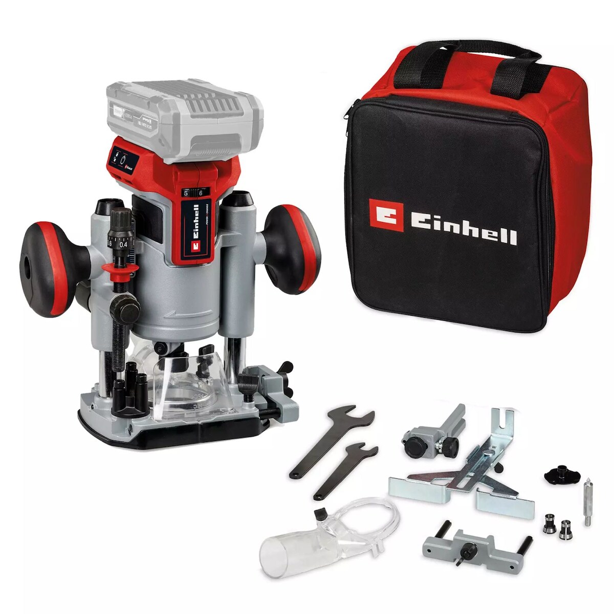 Einhell Akku-Oberfräse Kantenfräse TP-RO 18 Set Li BL - Solo Image