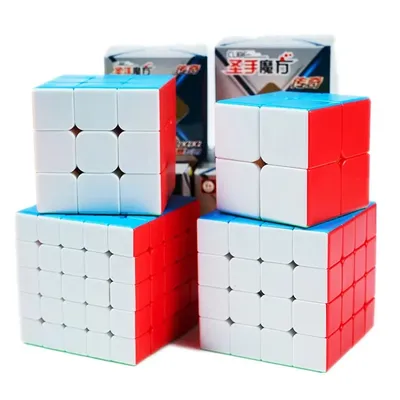 Shengshou Legend 2x2 3x3 4x4 5x5 Zauberwürfel Aufkleberloses professionelles Puzzle Sengso Legend Image