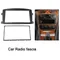 2 din Autoradio Blende DVD-Player Panel Kits Stereo Dash Frame für Mercedes Benz C Clk G Klasse Viano W203 W209 W463 W639