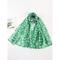 St. Patrick's Day Kleeblatt-Schal für Damen, leichter Wickelschal mit Kleeblatt-Print, festliches grünes Accessoire für Feiertage, Partys und den Alltag