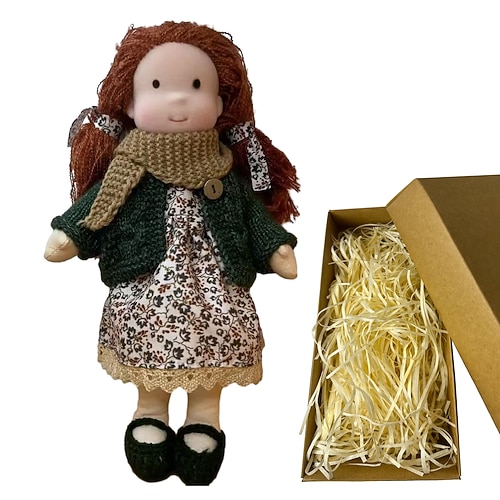 Handgemachte Waldorf-Puppe Waldorf-Puppe Festivalgeschenk Kinderfest Geschenke Weihnachtsgeschenk Image