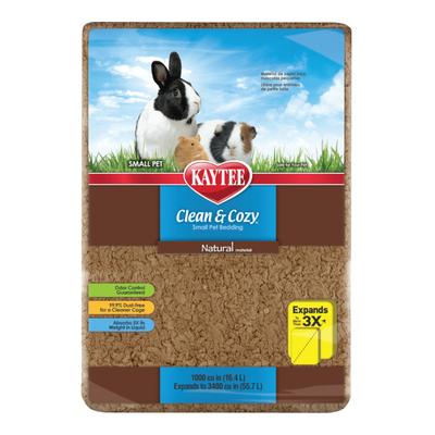 Sparpaket: 3x49,2L, Kaytee Clean & Cozy Small Animal Bedding Natural für Kleintiere