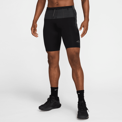 Nike Lava Loops Men's Dri-FIT ADV Running Tights - Black - Polyester/Elastane