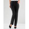 Dehnbund-Jeans COSMA, Damen, Gr. 52, Normalgrößen, schwarz, 76% Baumwolle, 22% Polyester, 2% Elasthan, unifarben, lang, Jeans