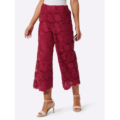 Schlupfhose CREATION L, Damen, Gr. 40, Normalgrößen, rot (kirsche), 100% Polyester, unifarben, 7/8-Länge, Hosen Image