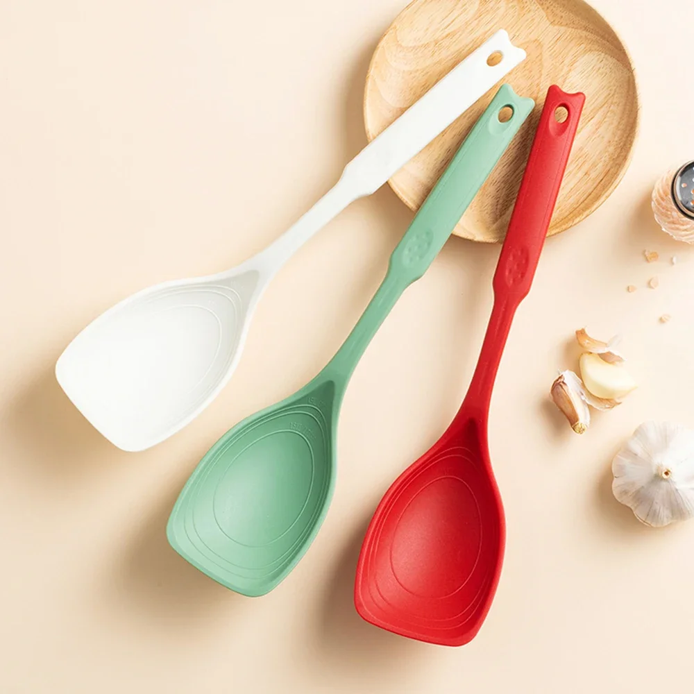 Spatule en Silicone résistant à la chaleur, cuillère grattoir, accessoires de cuisine multifonctionnels, outil de cuisine, ustensiles de cuisine, 1/3 pièces
