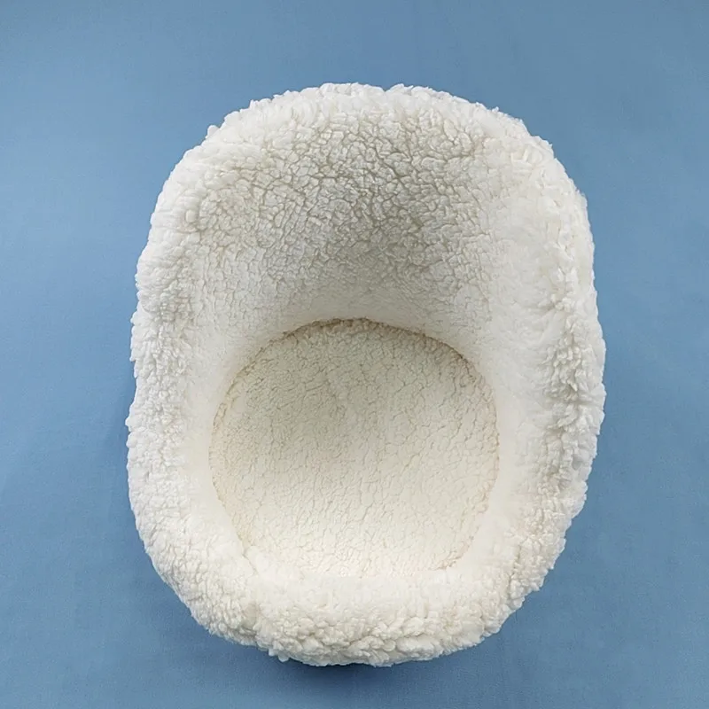 ️ Accessori per oggetti di scena per fotografia neonato Divano in peluche bianco Studio Accessorio per foto per bambini Bebe Shot Sedile Decorazione Sgabello Fotografia