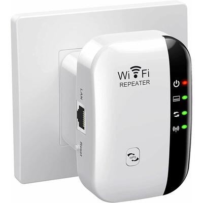 Leistungsstarker WLAN-Repeater, 300 Mbit/s, leistungsstarker WLAN-Verstärker, 2,4 GHz,