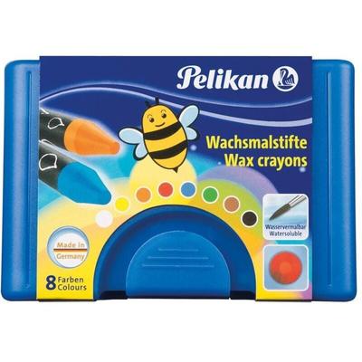 Wachsmaler rund wasservermalbar im Kunststoffetui blau 666/8 wl Wachsmaler - Pelikan Image