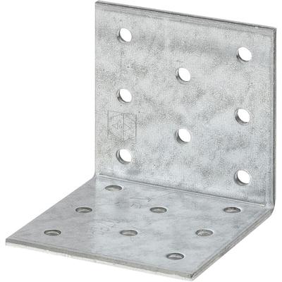 Lochplattenwinkel 60 x 60 x 80 mm Winkel Bauwinkel Winkelverbinder Holzverbinder Image