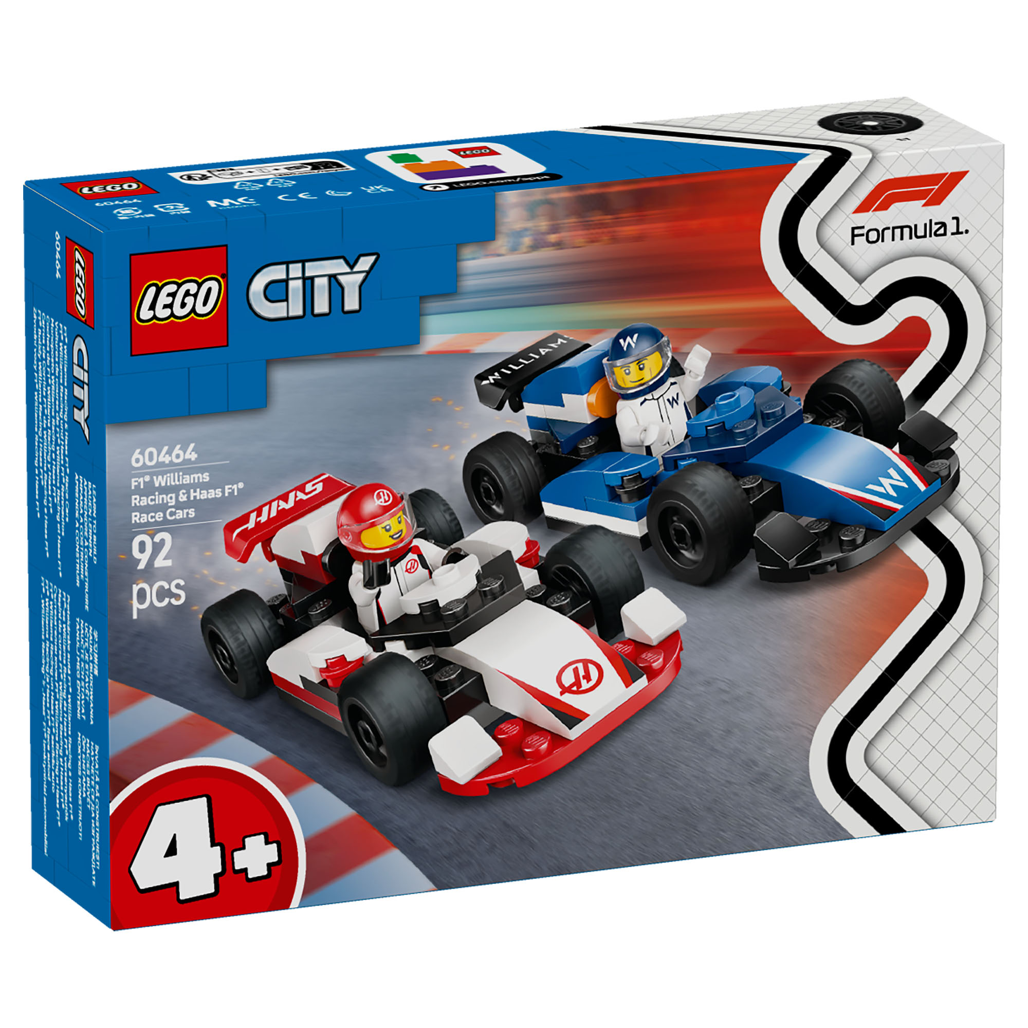 Williams Racing & Haas F1 Lego – Startaufstellung des City-Projekts Image