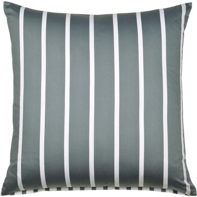 Kissenbezug JANINE "modernclassic 39028-28", grau (anthrazit), B:80cm L:80cm, Mako-Satin, Obermaterial: 100% Baumwolle, Kissenbezüge, mit Reißverschluss Image