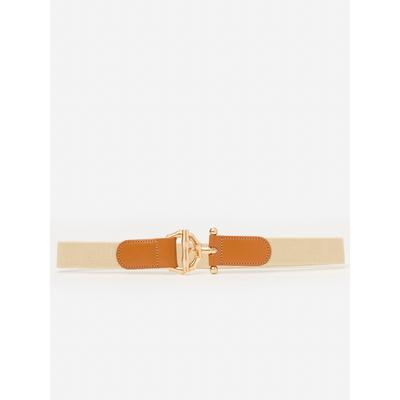 J.McLaughlin Women's Marais Belt Khaki/Vachetta, Size Medium/Large | Vachetta Leather