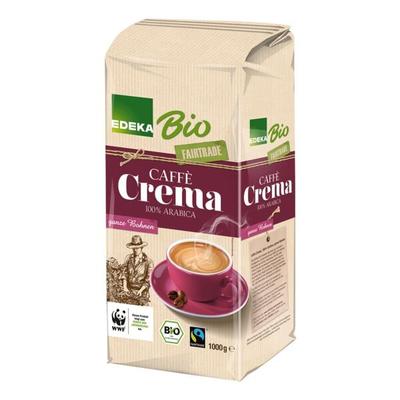 EDEKA Bio Kaffeebohnen Bio Caffè Crema 1000 g braun Image