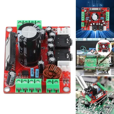 XH-M150 4 Channel Car Audio Power AMP Board 4x50W TDA7850 Car Stereo Power Amplifier Module DC 12V