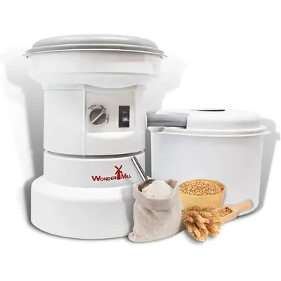 Powerful High Speed Electric Grain Mill Grinder for Healthy Gluten-Free Flours - Grain Grinder Mill,