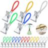 20PCS Pince Torchon Crochet Torchons, Clip de Rangement de Torchon de Cuisine en Métal, Clips