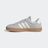 Sneaker ADIDAS SPORTSWEAR "VL COURT 3.0", Gr. 38,5, grau (wonder silber, sanftes weiß, gum 3), Leder, Synthetik, sportlich, Schuhe, inspiriert vom Design des adidas samba