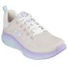 Sneaker SKECHERS "VAPOR FOAM-SUMMER JOURNEY", Damen, Gr. 39, weiß (sanftes weiß, violett), Textil, kontrastfarbene Details, sportlich, Schuhe, Laufschuh, Freizeitschuh mit komfortabler Vapor Foam