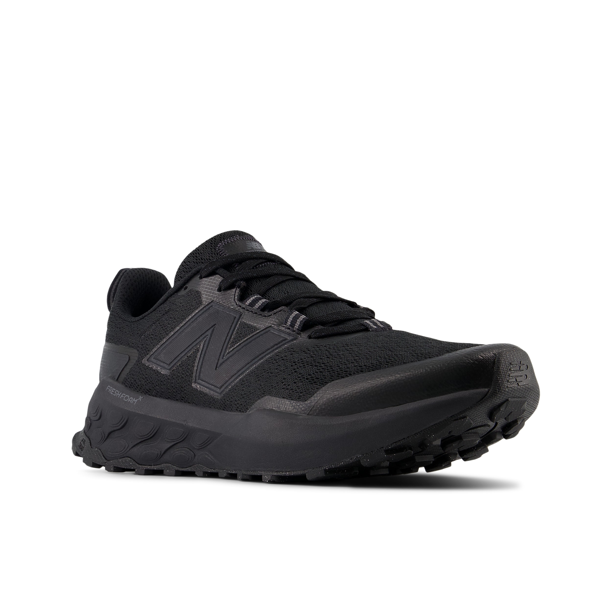 Laufschuh NEW BALANCE "Fresh Foam Garoe", Damen, Gr. 42,5, schwarz, Synthetik, Textil, Schuhe Laufschuh, Trailrunning-Schuhe