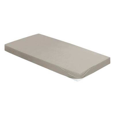 Spannbettlaken IRISETTE "Erba 30", beige (natur), B:100cm L:200cm, Tencel, Obermaterial: 48% Baumwolle, 48% Lyocell, 2% Elasthan, 2% sonstige Fasern, Laken, glatt Image