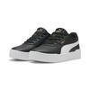 Sneaker PUMA "Carina 3.0 Sneakers Mädchen", Kinder, Gr. 33, schwarz-weiß (schwarz, weiß gold), Obermaterial: Synthetik; Futter: Textil; Laufsohle: Gummi, Schuhe