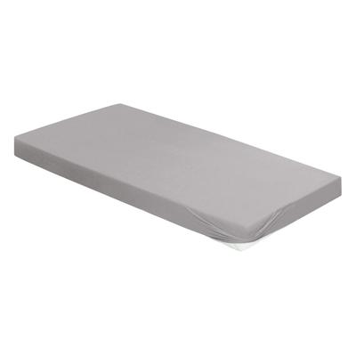 Spannbettlaken IRISETTE "Erba 30", silber (silberfarben), B:150cm L:200cm, Tencel, Obermaterial: 48% Baumwolle, 48% Lyocell, 2% Elasthan, 2% sonstige Fasern, Laken, glatt Image