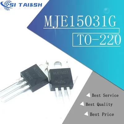 10PCS MJE3055T TO220 MJE3055 MJE2955T MJE2955 ZU-220 MJE15030G MJE15031G MJE15030 MJE15031 Image