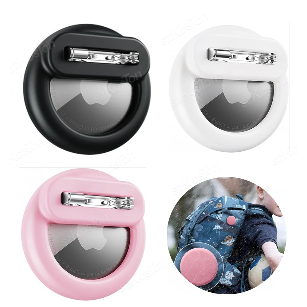 Silikon-Air-Tags-Halter für Kinder mit Sicherheitsnadeln, AirTag GPS-Tracker-Hülle für Kinder, ältere Menschen, versteckte Innenkleidung, Schuhe