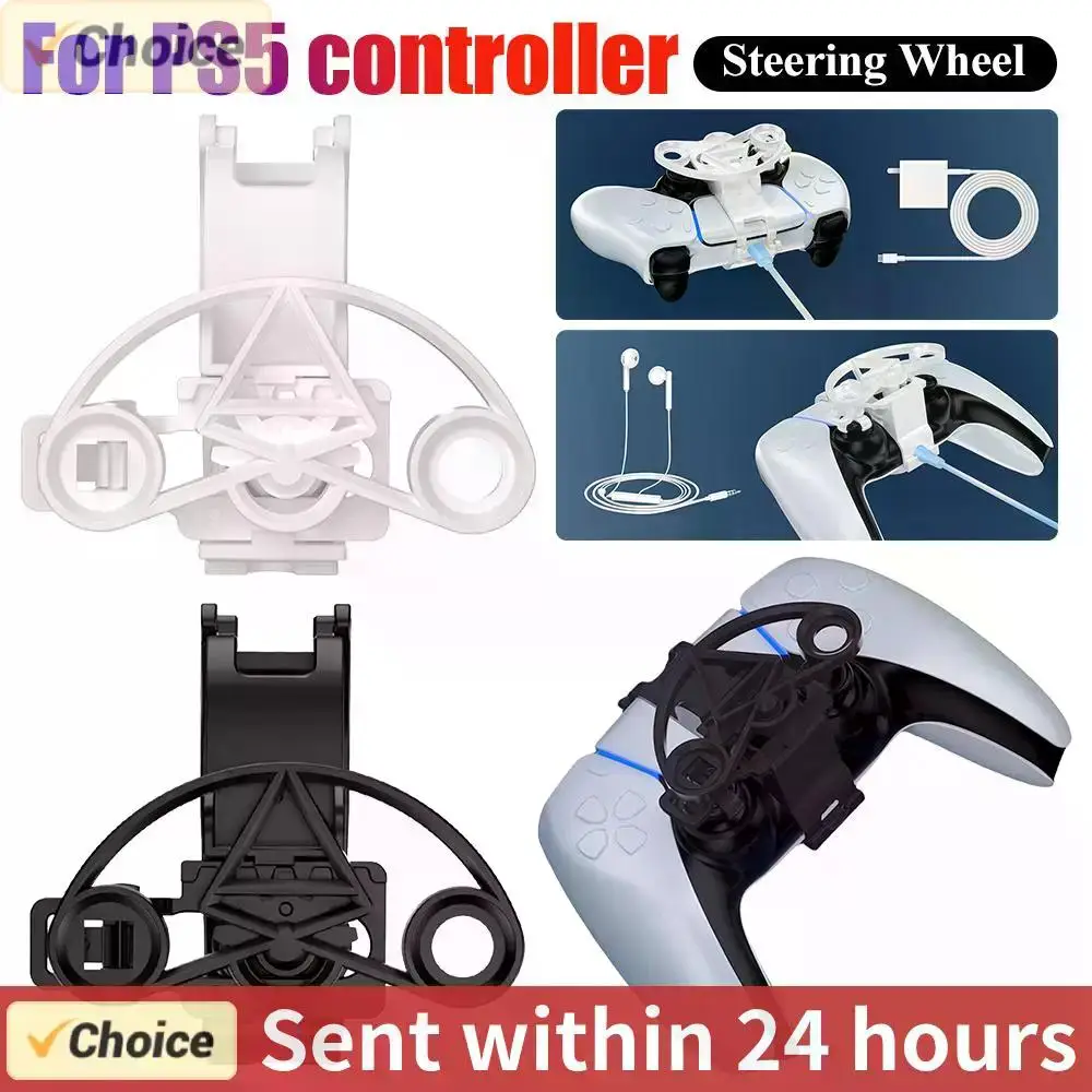 Mini-Rennrad für PS5-Controller simuliert Auto-Lenkrad, 3D-Druck, Spielkonsole, Lenkradgriff, verbessertes Gaming Image