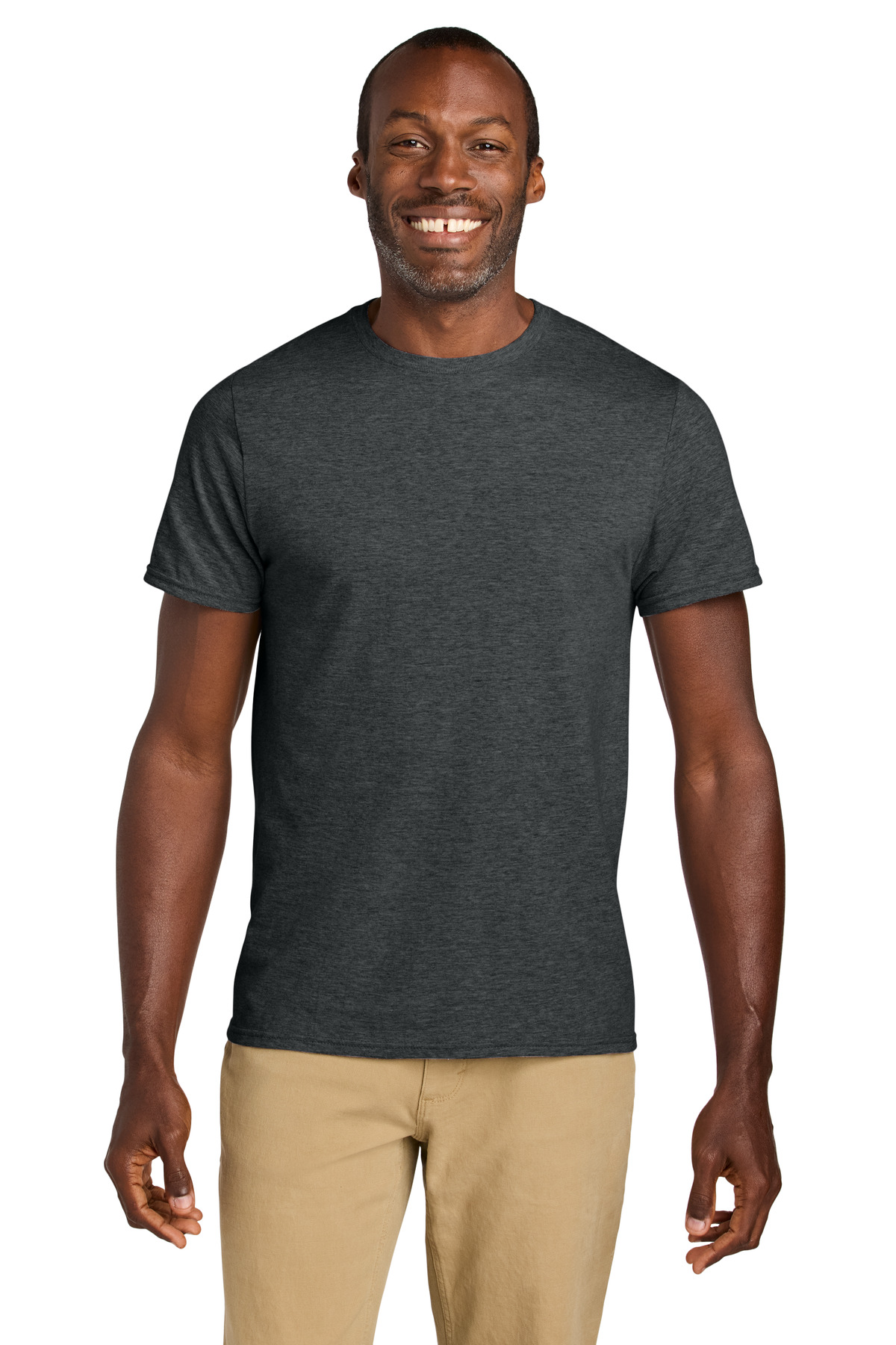Jerzees 363M Classics Cotton T-Shirt in Black Heather size 2XL