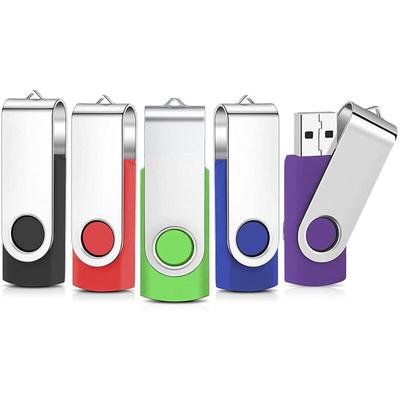 Csparkv - USB-Stick, 32 gb, 5er-Set, Flash-Laufwerk 2.0, Memory Stick, drehbarer Image