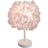 Lablanc - Seide Rose Blume Nachttischlampe Nachttischlampe Lampenschirm moderne elegante Feder