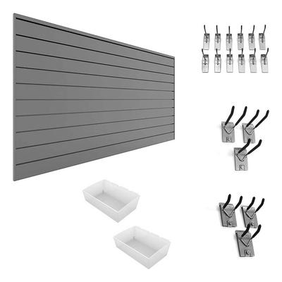 Proslat Slatwall Organizer / Gardener Bundle (Light Gray)