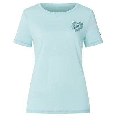 super.natural - Women's Little Heartwood Tee - Merinoshirt Gr S grau Image