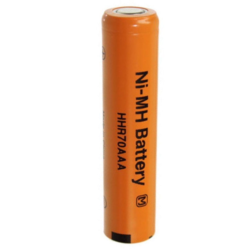 Panasonic Flat Top HHR-70AAAE4 NiMH Akku 1,2V 700mAh / AAA ohne Lötfahne Image